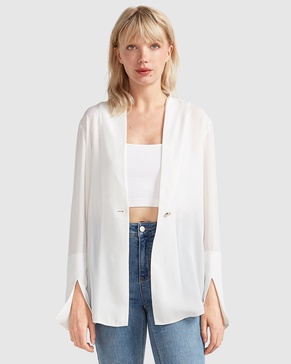 sheer genius lightweight blazer