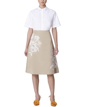 Carolina Herrera Embroidered Blouse