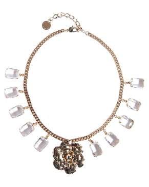 Carolina Herrera Flora Drop Necklace