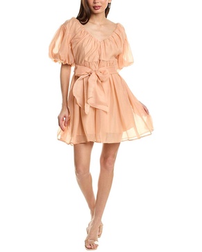 organza mini dress