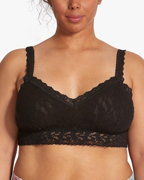 plus size signature lace lined bralette