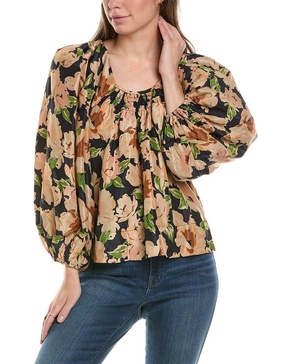 the magpie silk top