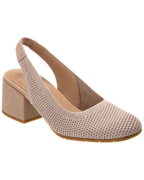 yarn slingback pump