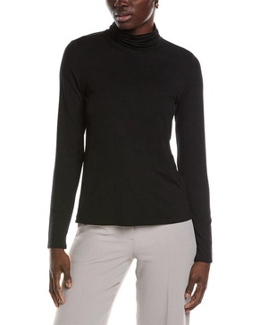 EILEEN FISHER Scrunch Neck Top