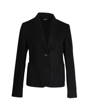 blazer in black wool