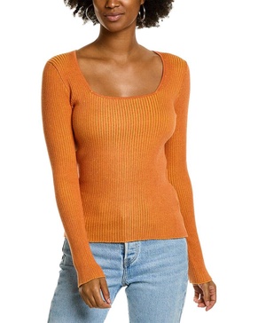 square neck sweater