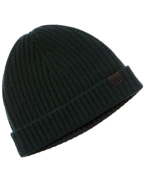 short cuff rib cashmere hat