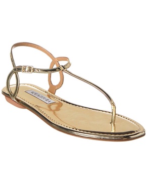 Aquazzura Almost Bare Leather Sandal