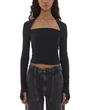 Helmut Lang Fitted Shrug Top