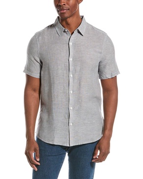 jack air linen-blend shirt