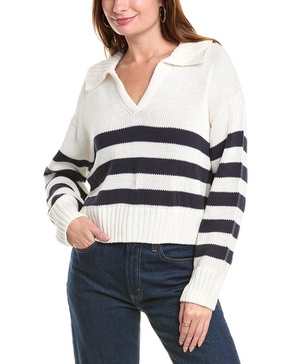 Splendid Parker Polo Stripe Sweater