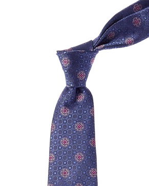 Canali Blue Silk Tie