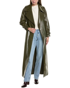 alice + olivia Jarrett Trench Coat