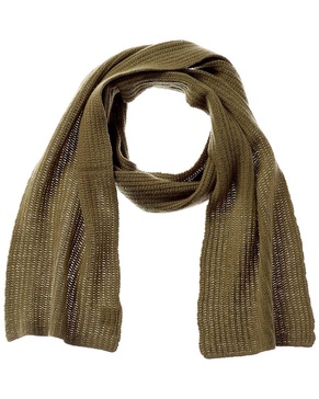 Portolano Racking Stitch Cashmere Scarf