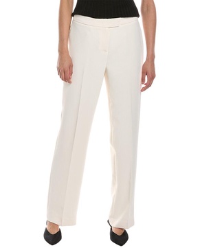 Anne Klein Fly Front Extend Tab Trouser