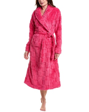 shawl collar teddy robe