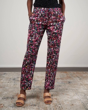 poumas pants in fuchsia