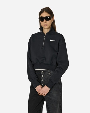 Nike Phoenix Cropped Half-Zipped Sweatshirt