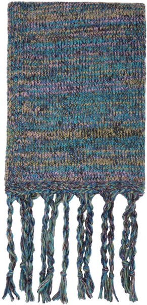 Blue Ludi Muffler Scarf