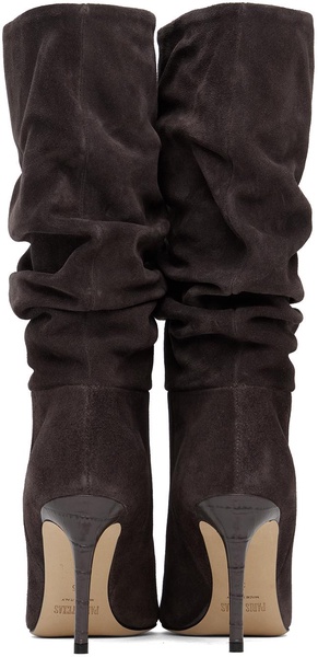 slouchy suede 85mm ankle boots