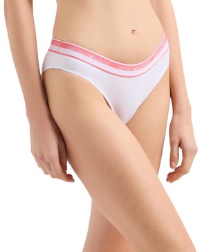 Emporio Armani Women's Stretch Cotton Logoband 2-Pack Brief