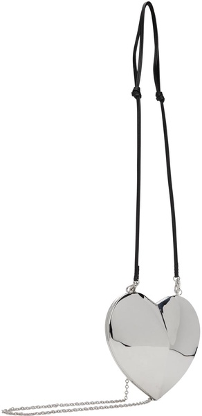 Silver 'Le Coeur' Minaudiere Bag