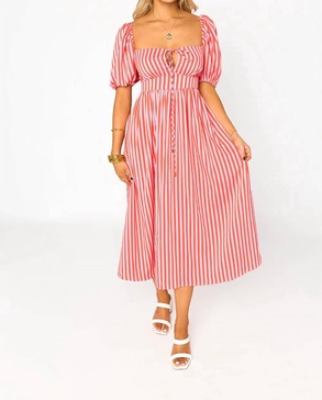 olsen midi dress in sun glow