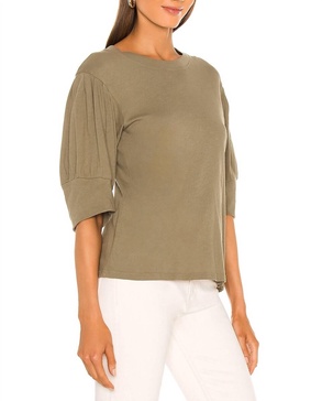 lydia top in military olive