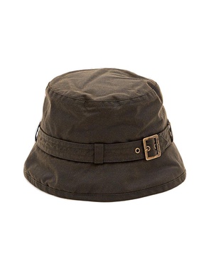 Kelso Waxed Cotton Belted Bucket Hat