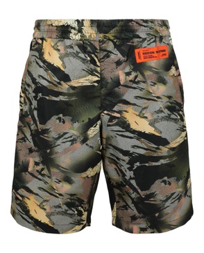 camouflage track shorts