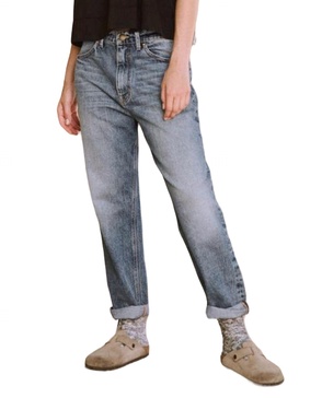 slouch taper jean in canopy wash