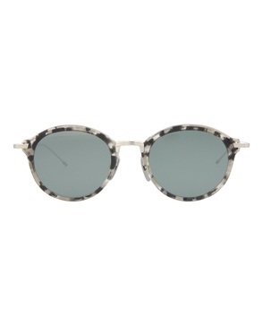 round-frame acetate sunglasses