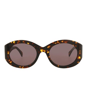 round-frame acetate sunglasses