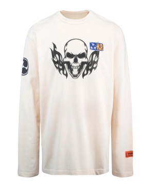 hp skull long sleeve t-shirt