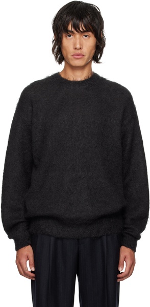 Black Super Kid Mohair Sweater