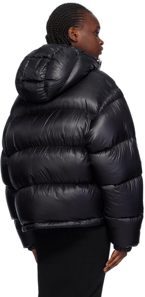 Black Hooded Down Jacket