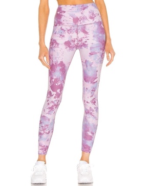 olympus high waisted midi leggings in orchid haze