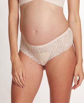 bliss maternity shorty in blush