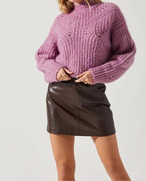 sunniva sweater in lavender