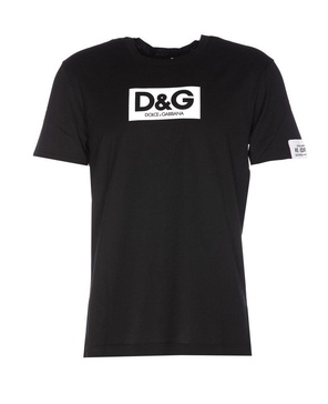 Dolce & Gabbana Cotton T-Shirt With Re-Edition Logo Patch