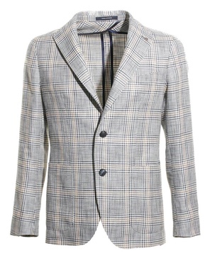 Tagliatore Checked Single-Breasted Blazer