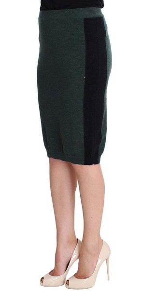 MILA SCHÖN  Wool Blend Pencil Skirt