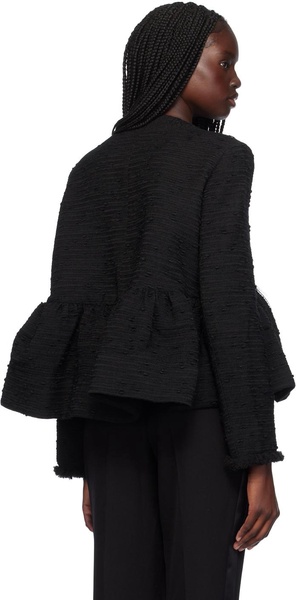 Black Peplum Jacket