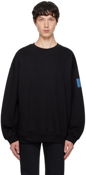 Black Logo Patch Sweatshirt