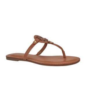 Women's Litzy Flat Slip On Logo Sandals