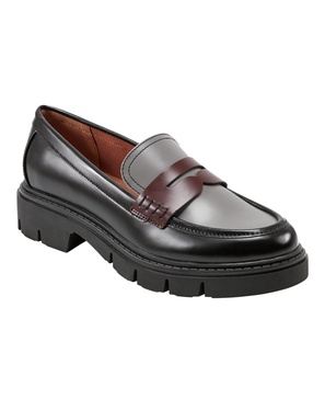 Women's Cube Slip-On Casual Penny Loafers