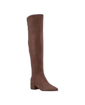 Women's Lottie Pointy Toe Over The Knee Dress Boots