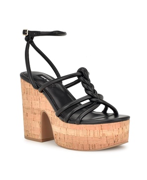 Women's Olander Round Toe Strappy Wedge Sandals