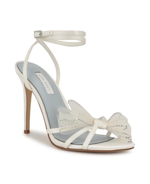 Women's Minky Bridal Stiletto Heel Dress Sandals