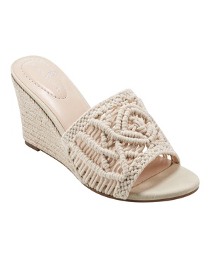 Women's Andrrea Espadrille Crochet Wedge Sandals